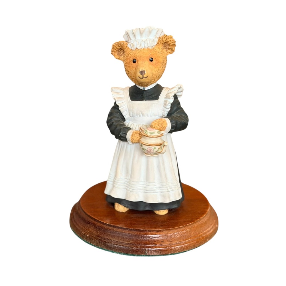 Dept 56 Carol Lawson Upstairs Downstairs Bears Flora Mardle Parlour Maid Figure